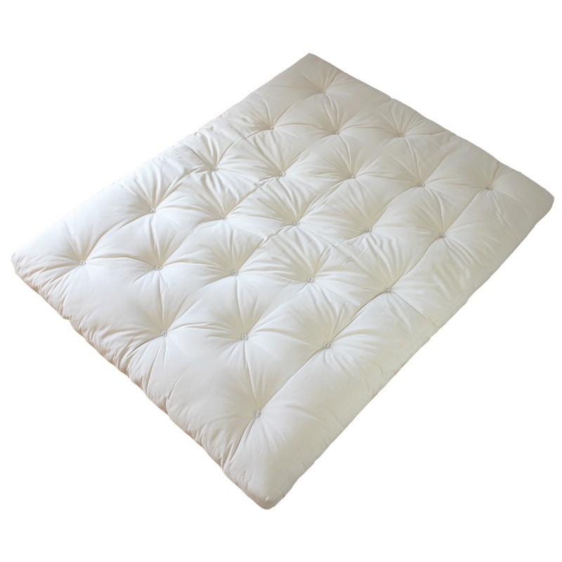 Europe & Nature Matelas Futon - 100% Lin /couverture En Coton