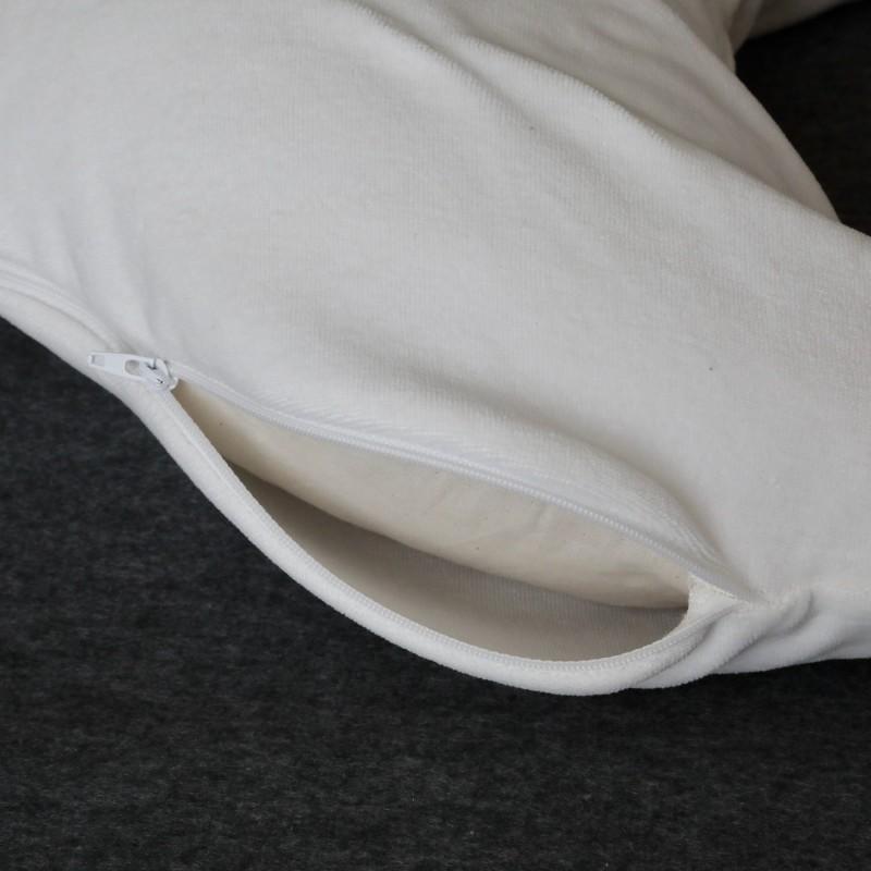 Europe & Nature Petit Coussin D'allaitement En Coton Et Laine Bio