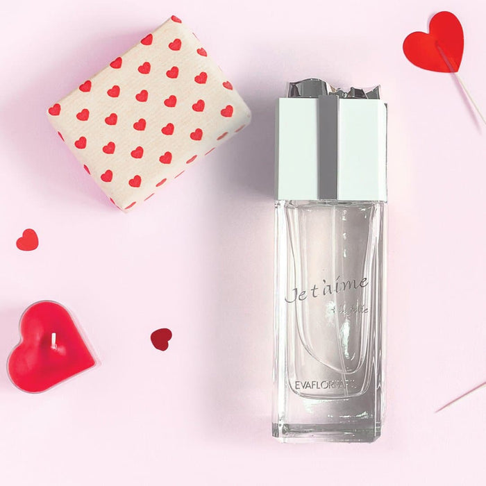 Evaflor Paris JE T'AIME A La Folie • Coffret Eau De Parfum 100 Ml Et Un Vapo De Sac 12 Ml • Parfum Femme
