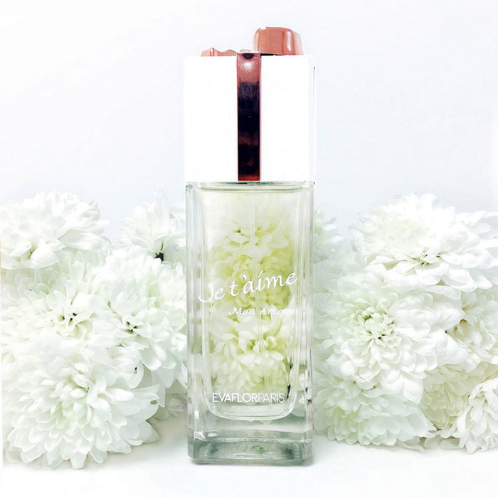 Evaflor Paris JE T'AIME Mon Amour • Coffret Eau De Parfum 100 Ml Vapo De Sac 12 Ml Et Une Serviette • Parfum Femme