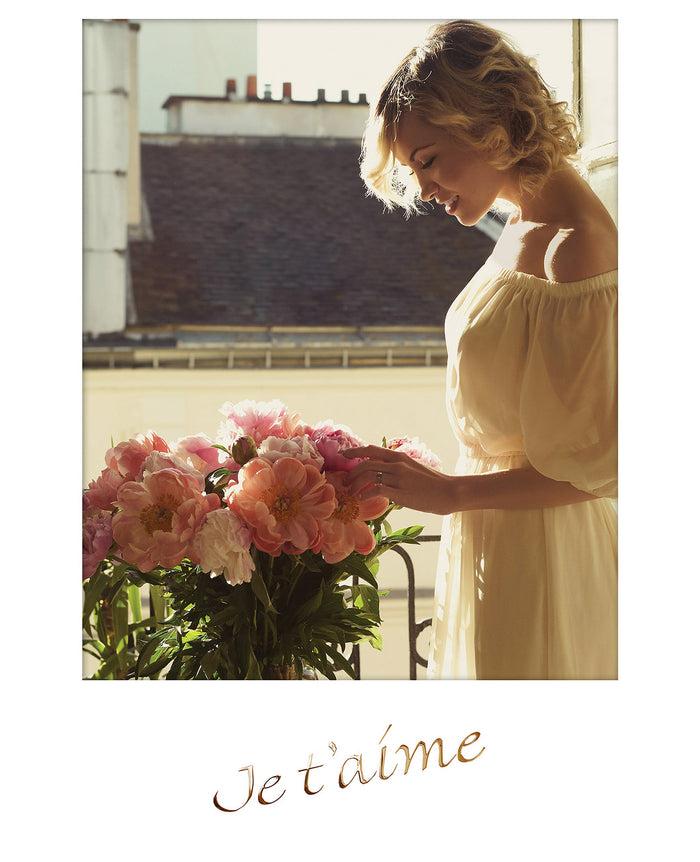 Evaflor Paris JE T'AIME Pour Elle • Coffret Eau De Parfum 100 Ml Vapo De Sac 12 Ml Et Serviette • Parfum Femme
