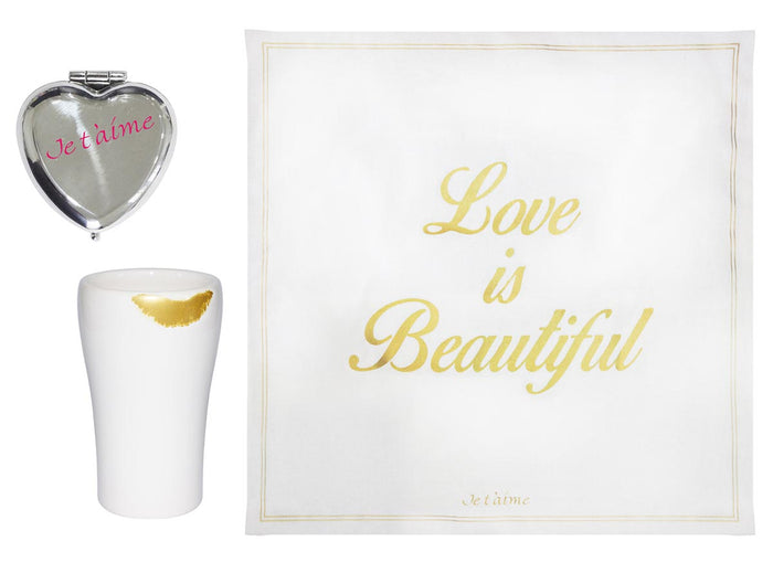 Evaflor Paris JE T'AIME Pour Elle • Coffret Morning Time • Eau De Parfum 100 Ml + 3 Accessoires • Parfum Femme