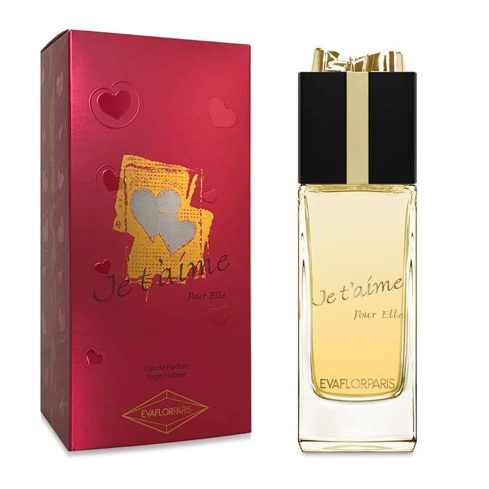 Evaflor Paris JE T'AIME Pour Elle • Eau De Parfum 100 Ml • Parfum Femme