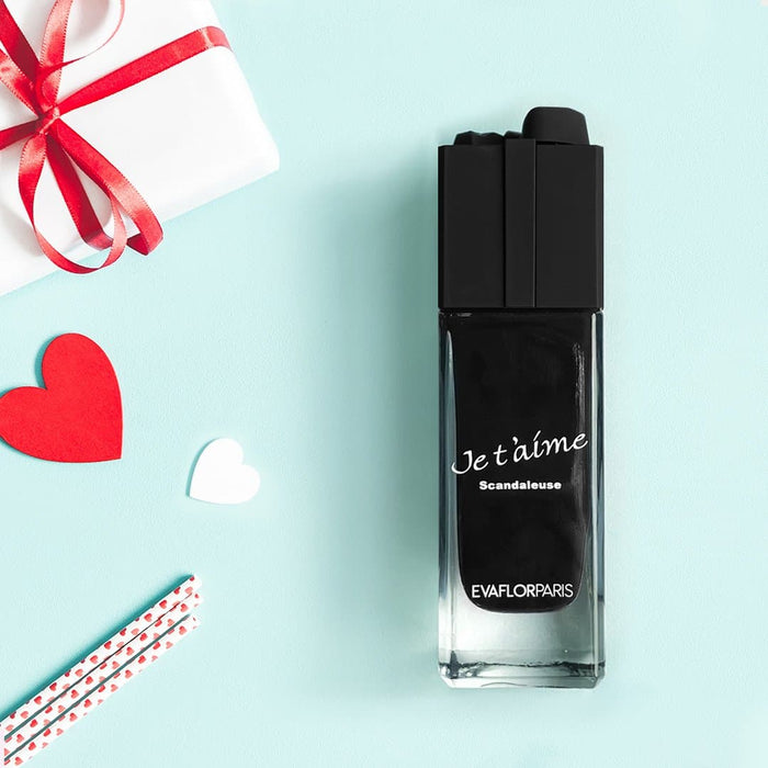 Evaflor Paris JE T'AIME Scandaleuse • Coffret Eau De Parfum 100 Ml + Miniature 10 Ml + Serviette • Parfum Femme