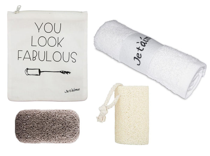 evaflor Paris JE T'AIME Tendrement • Coffret Spa Time • Eau De Parfum 100 Ml + 4 Accessoires • Parfum Femme