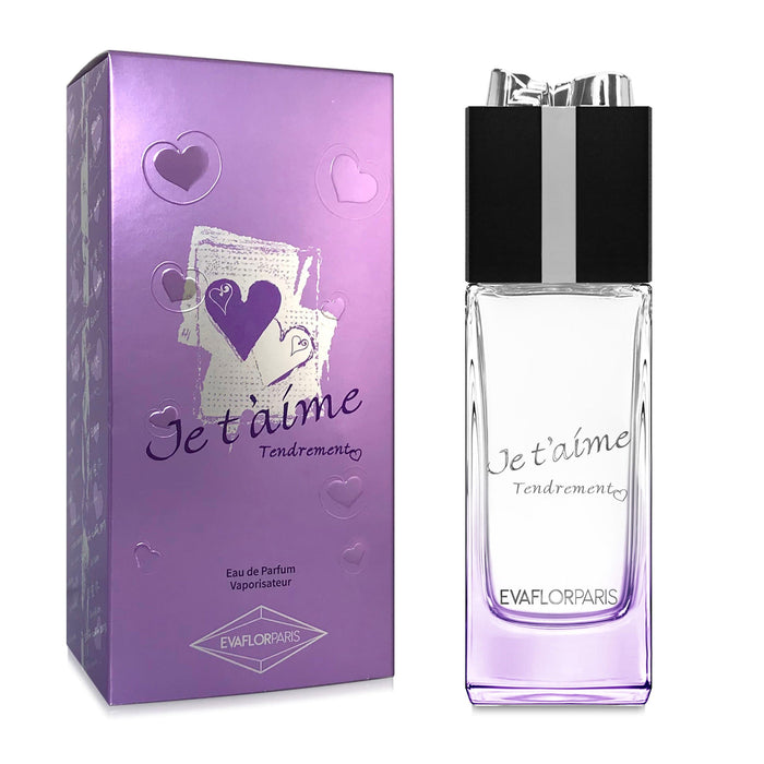 Evaflor Paris JE T'AIME Tendrement • Eau De Parfum 100 Ml • Parfum Femme