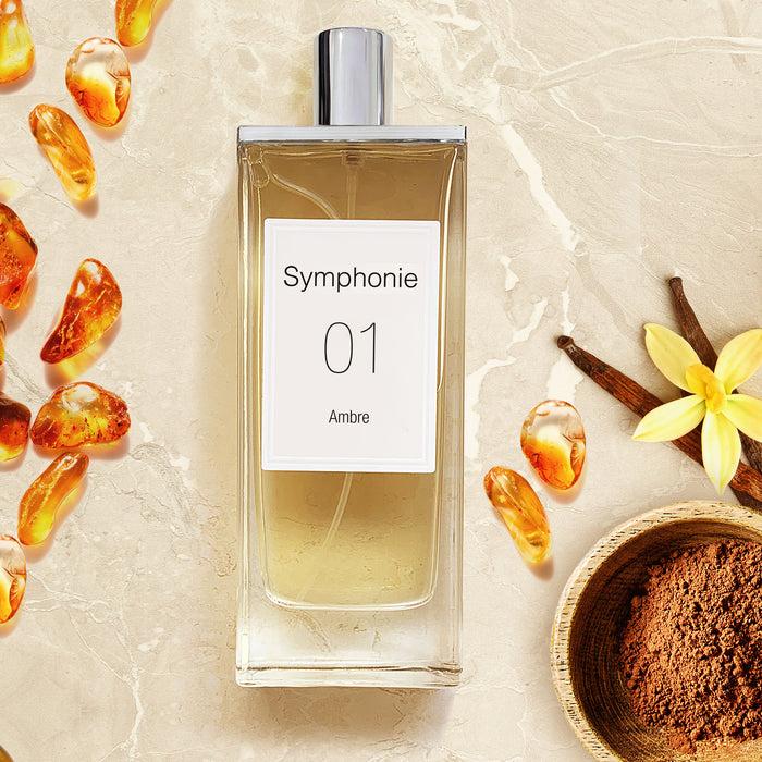 Evaflor Paris SYMPHONIE 01 Ambre • Eau De Parfum 100ml • Parfum Femme