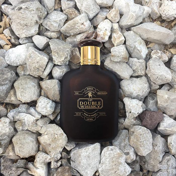Evaflor Paris WHISKY DOUBLE • Coffret Eau De Toilette 100 Ml Parfum De Voyage 20 Ml Et Une Miniature 10 Ml • Parfum Homme