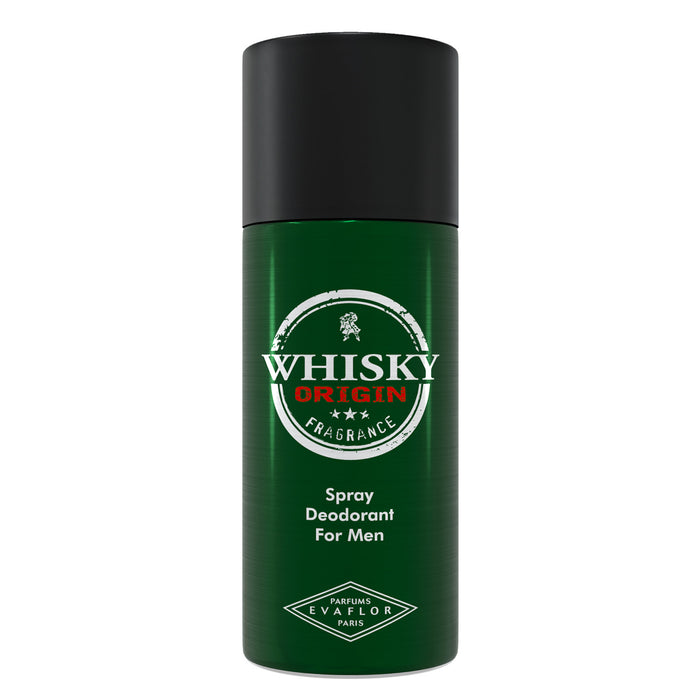 evaflor paris WHISKY ORIGIN • Déodorant 150 ml • Pour Homme