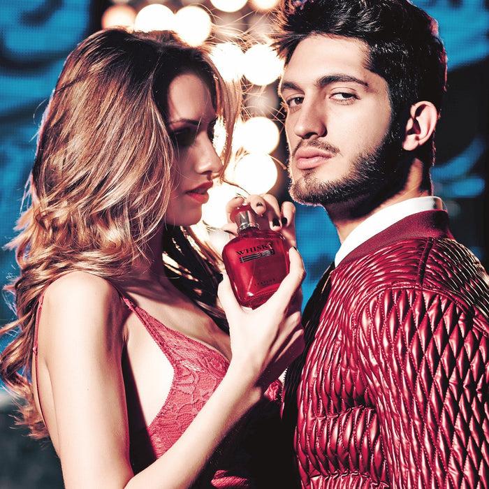 Evaflor Paris WHISKY RED • Coffret Eau De Toilette 100 Ml Une Serviette Et Un Money Clip • Parfum Homme