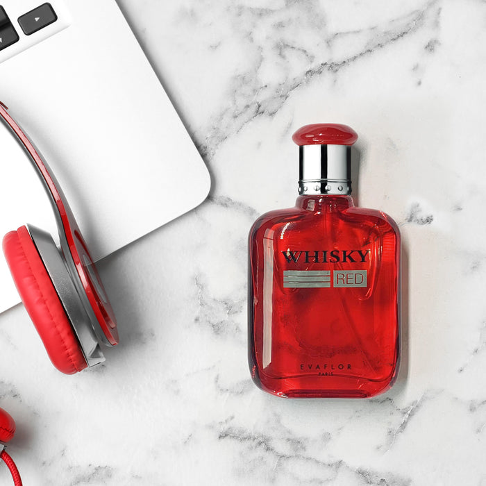 Evaflor Paris WHISKY RED • Eau De Toilette 100 Ml • Parfum Homme