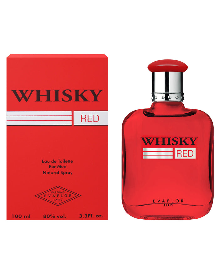 Evaflor Paris WHISKY RED • Eau De Toilette 100 Ml • Parfum Homme