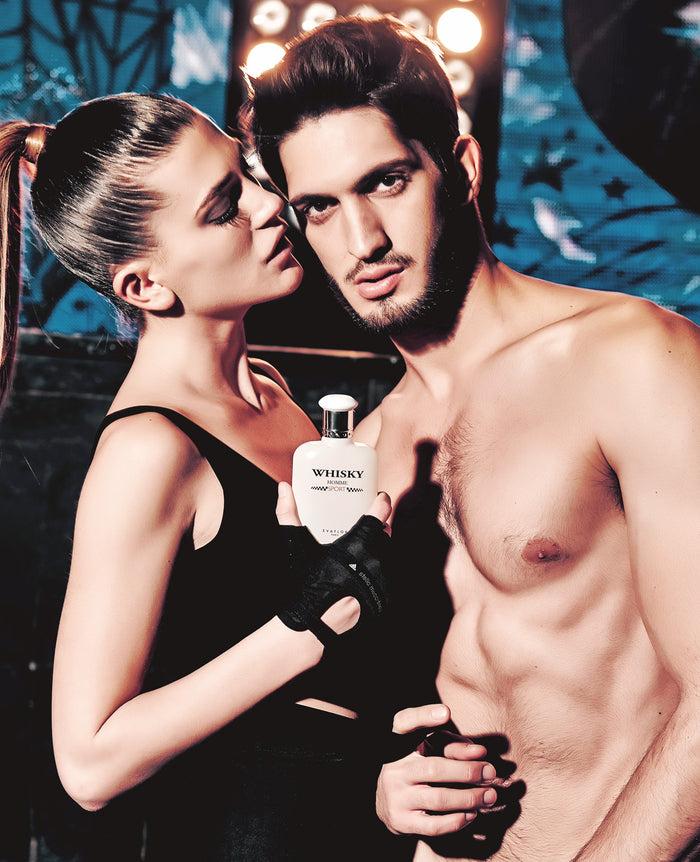 Evaflor Paris WHISKY SPORT • Coffret Eau De Toilette 100 Ml Déodorant 150 Ml Et Un Money Clip • Parfum Homme