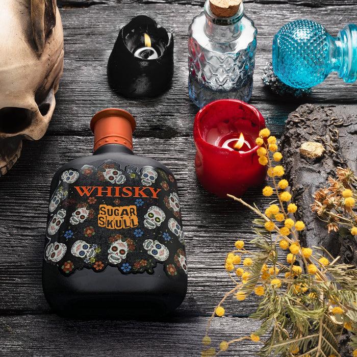 Evaflor Paris WHISKY SUGAR SKULL • Coffret Eau De Toilette 100 Ml + Déodorant 150 Ml + Money Clip • Parfum Homme
