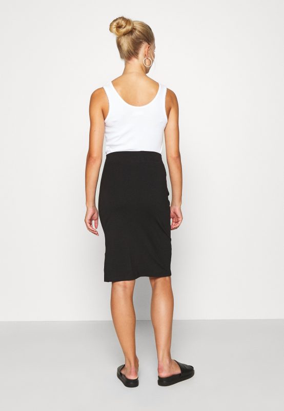 Even&odd BASIC – Midi Skirt With Slit – Jupe Crayon Even&Odd En Remise