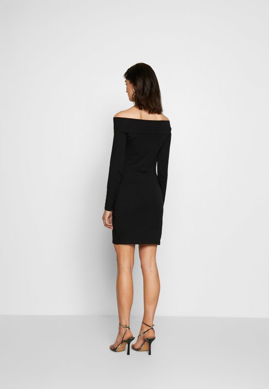 Even&odd BASIC – OFF-SHOULDER MINI LONG SLEEVES DRESS – Robe Fourreau Even&Odd Pas Cher