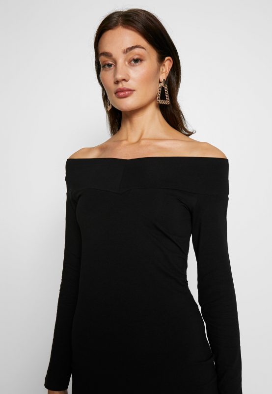 Even&odd BASIC – OFF-SHOULDER MINI LONG SLEEVES DRESS – Robe Fourreau Even&Odd Pas Cher
