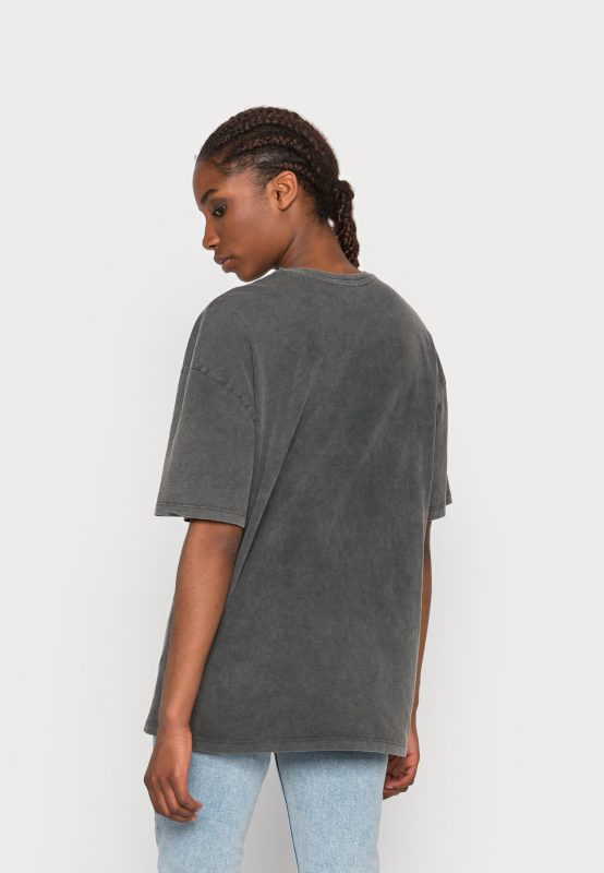 Even&odd LIZ ACID WASH FOCUS THE GOOD SUN TEE – T-shirt Imprimé Even&Odd Déstockage