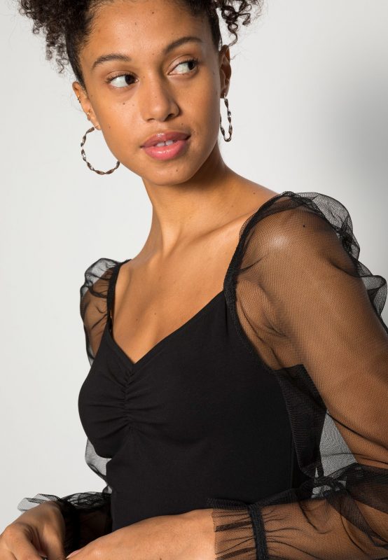 Even&odd LONG PUFF SLEEVES RUSHING BODYCON DRESS – Robe De Soirée Even&Odd En Remise