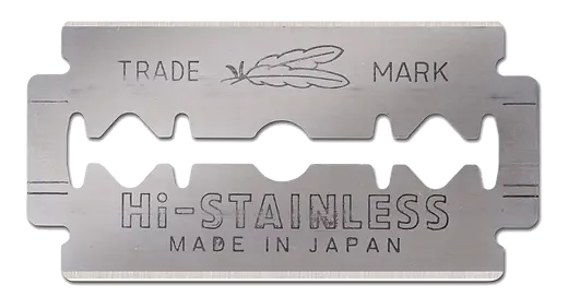 fejic FEATHER DOUBLE EDGE HI-STAINLESS BLADE