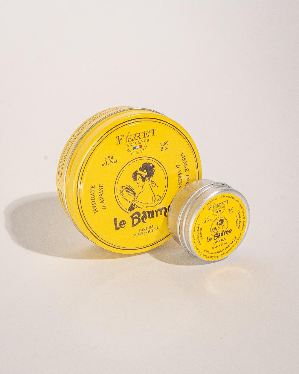 féret parfumeur Le Baume multi-usages parfum rose poudré