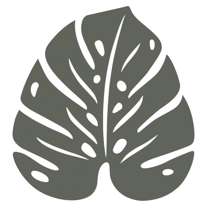 fermob DESSOUS DE PLAT MONSTERA 24 X 22 CM