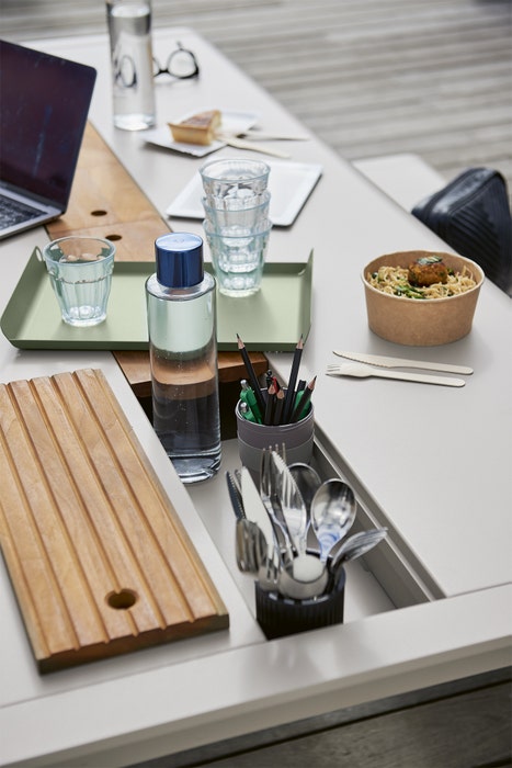 Fermob TABLE 196 X 90 CM - AVEC RANGEMENT