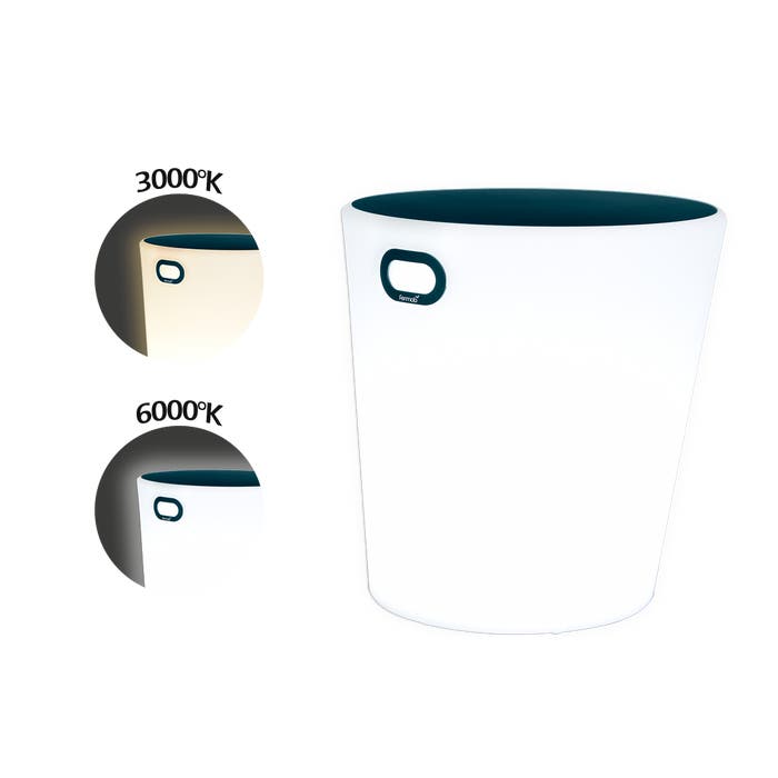 fermob TABOURET LUMINEUX H.44 CM