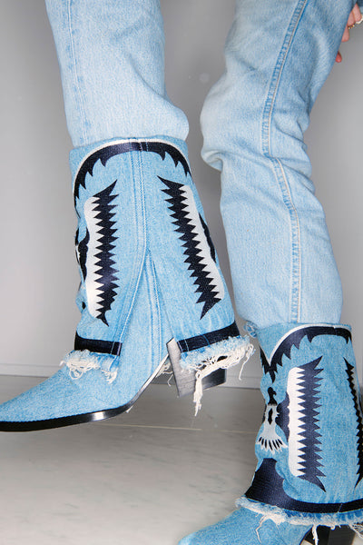filles A Papa ARIZONA BASSE JEAN BLEU CLAIR