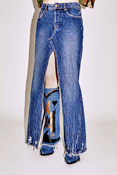 Filles A Papa ARIZONA HAUTE BLEU INDIGO