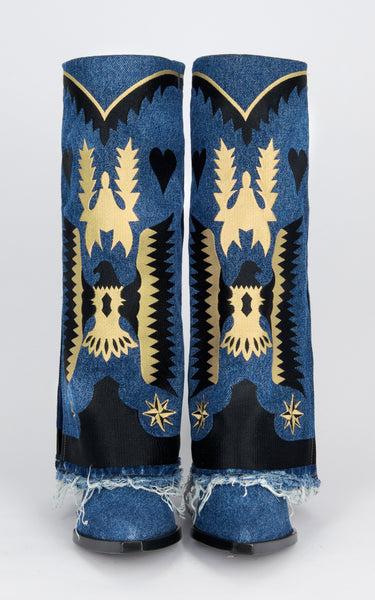 Filles A Papa ARIZONA HAUTE BLEU INDIGO