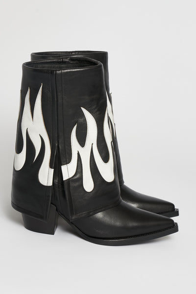 filles a papa FIRE BASSE NOIR/BLANC