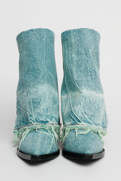 Filles A Papa INDIANA BASSES DENIM VERT