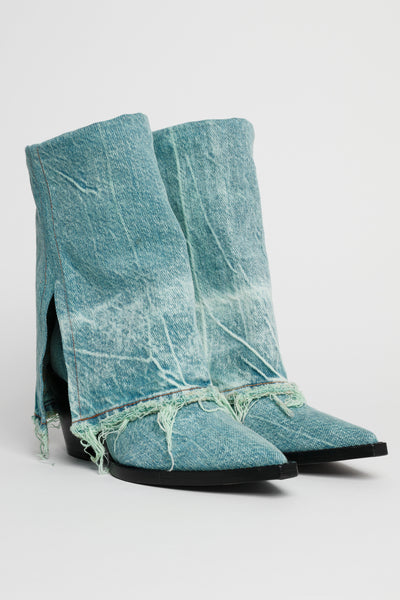 Filles A Papa INDIANA BASSES DENIM VERT