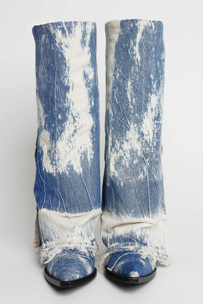 Filles A Papa INDIANA HAUTES DENIM BLEU CLAIR