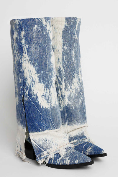 Filles A Papa INDIANA HAUTES DENIM BLEU CLAIR