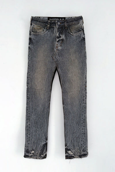 filles a papa JUPE GRISE UPCYCLED