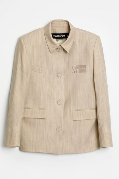 Filles A Papa KANYE BEIGE JACKET