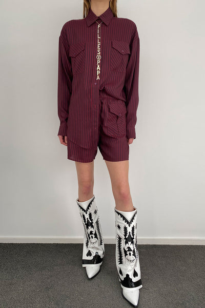 Filles A Papa KUDY BURGUNDY