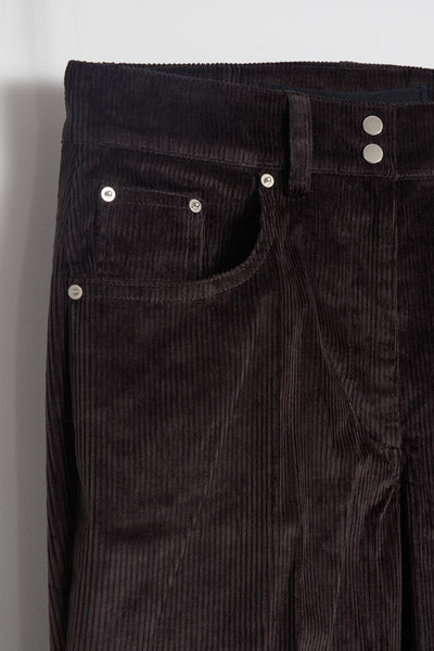 Filles A Papa PANTALON LOVE ME TENDER MARRON