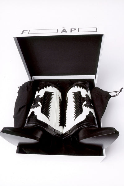 Filles A Papa TEXAS BASSE NOIR/BLANC