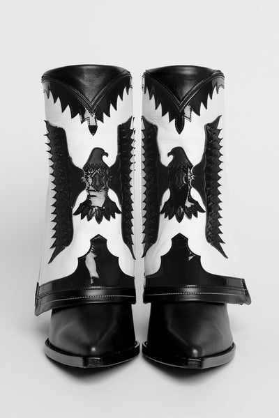 Filles A Papa TEXAS BASSE NOIR/BLANC