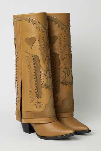 Filles A Papa TEXAS HAUTE CAMEL