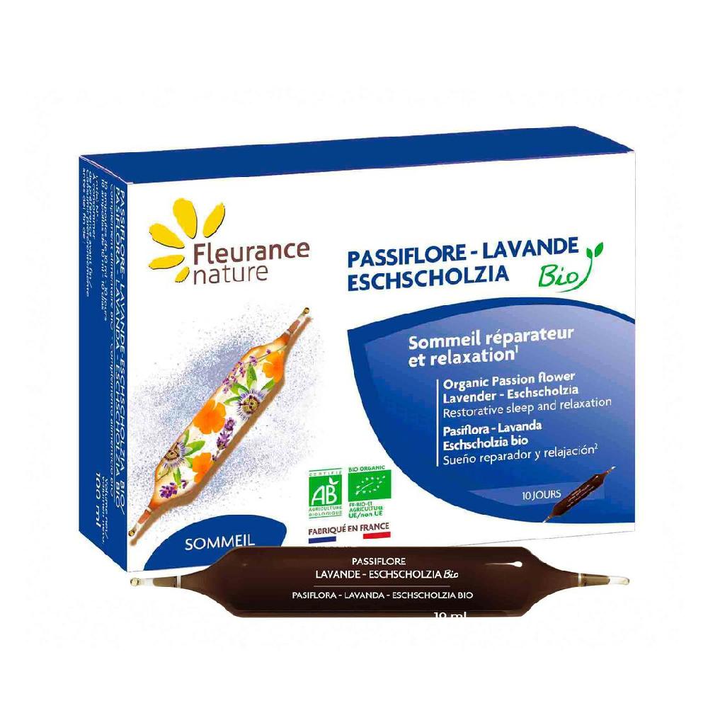 fleurance nature Ampoules Passiflore-Lavande-Eschscholzia Bio