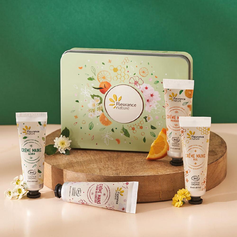 fleurance nature Coffret de crèmes mains Éveil des sens