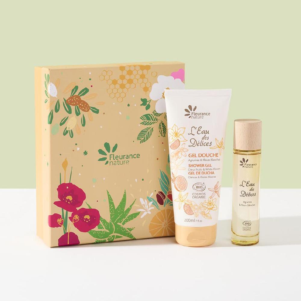 fleurance nature Coffret Eau des Délices Agrumes & Fleurs blanches
