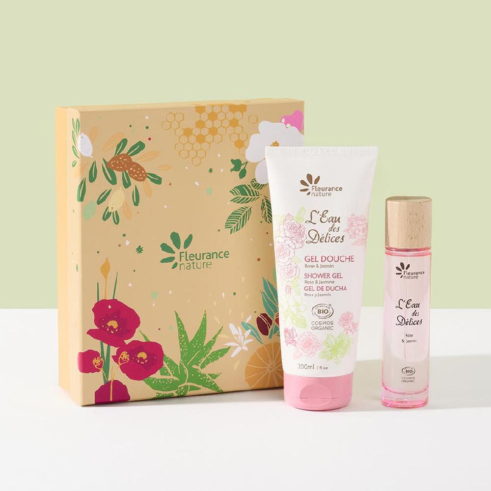 fleurance nature Coffret Eau des Délices-Rose & Jasmin