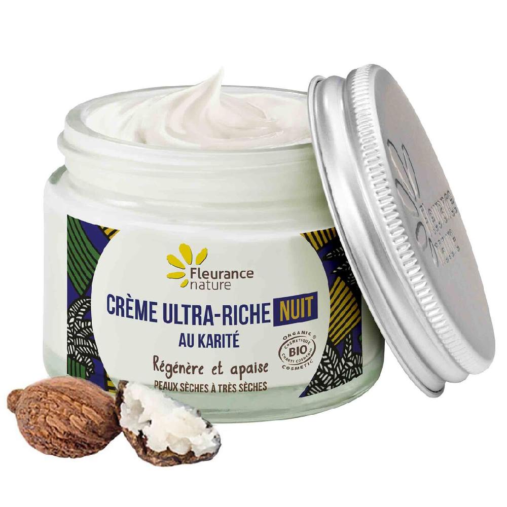 fleurance nature Crème de Nuit ultra-riche au Karité