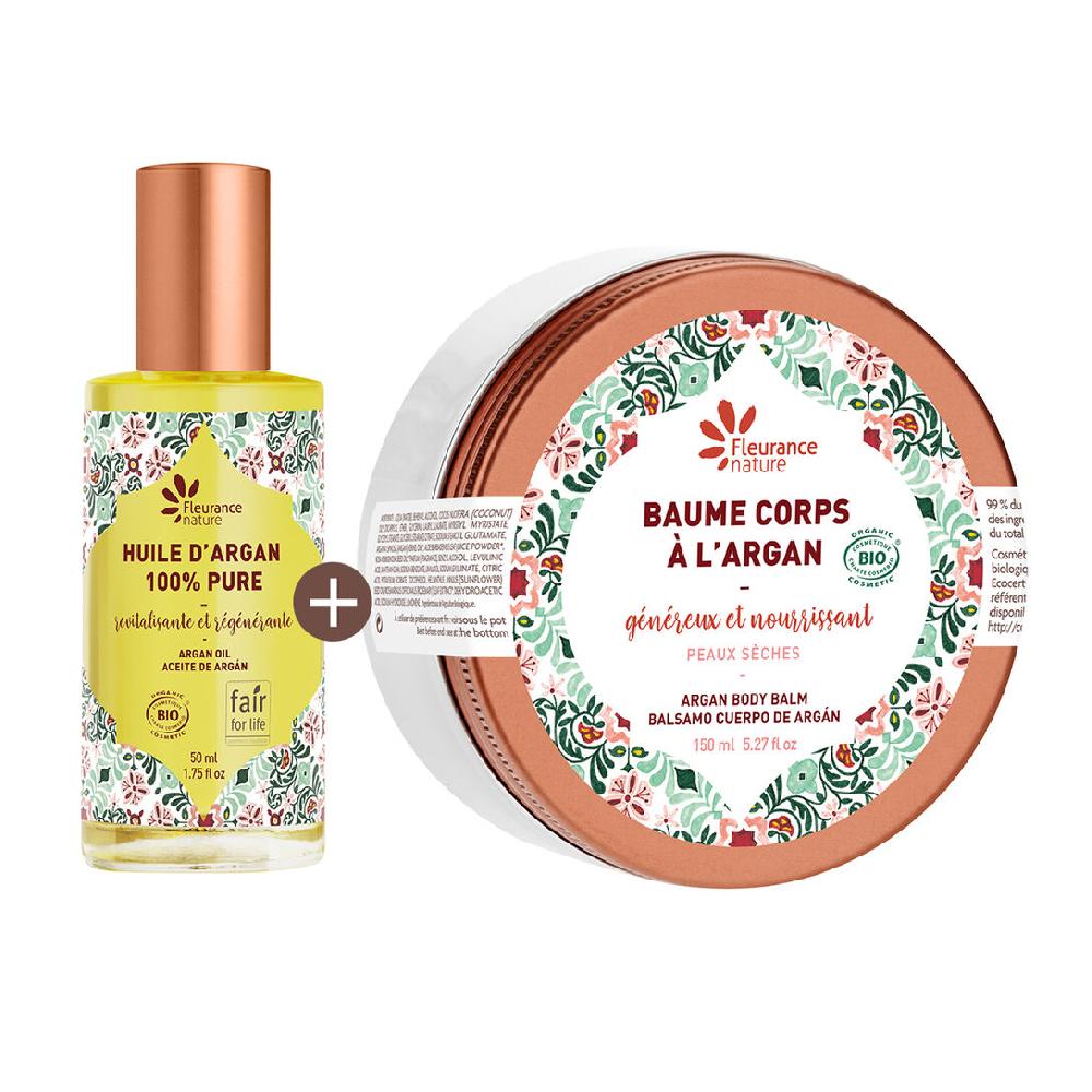 fleurance nature DUO Argan : Baume Généreux + Huile d'Argan