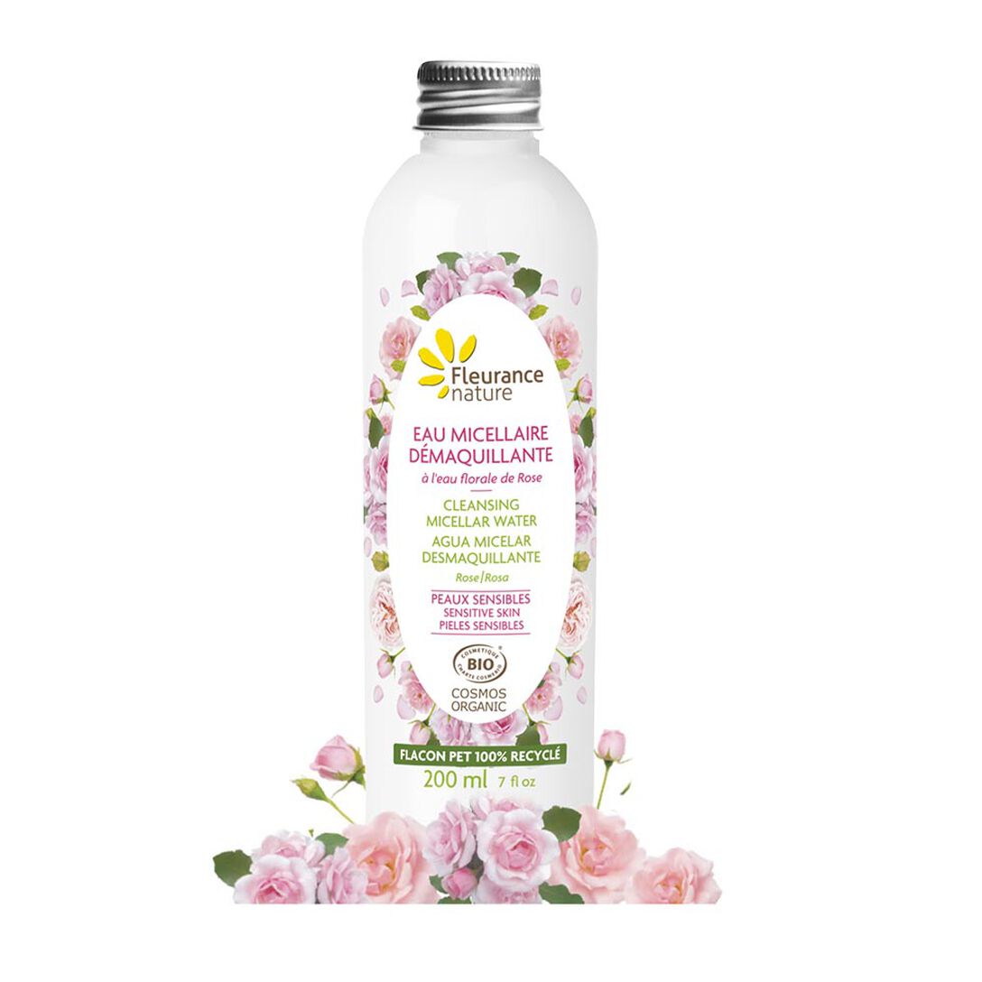 fleurance nature Eau micellaire démaquillante à la Rose 200 ml